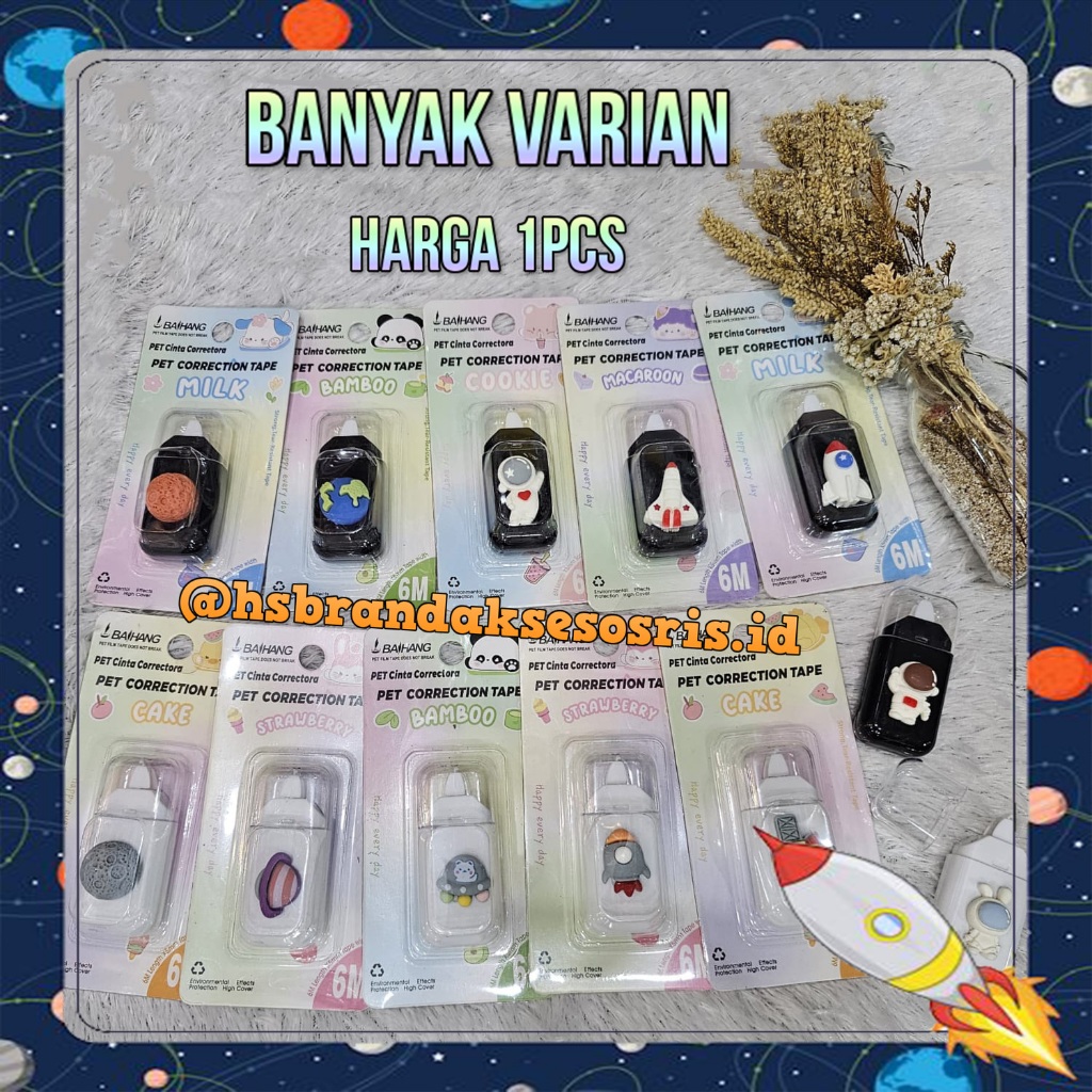 

TIP EX KARAKTER ASTRONOT / TIPE X PITA / PENGHAPUS PULPEN / ASTRONUT CORRECTION TAPE / STR6688