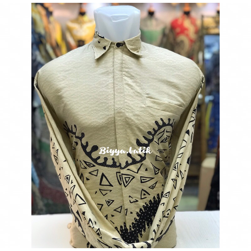 KEMEJA BATIK PRIA BAHAN DOBBY PREMIUM