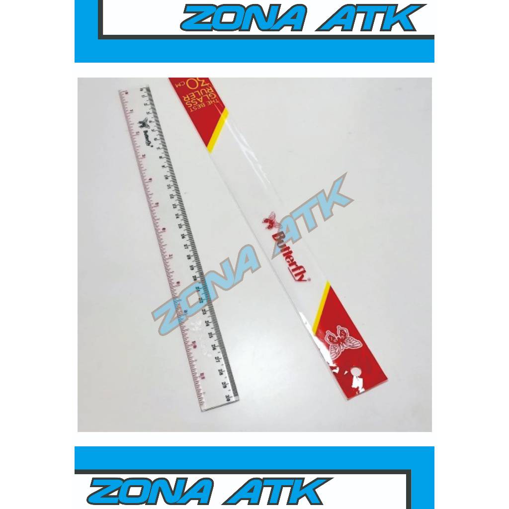

ZonATK | Penggaris Buterfly 30cm | Penggaris | Pebggarismurah