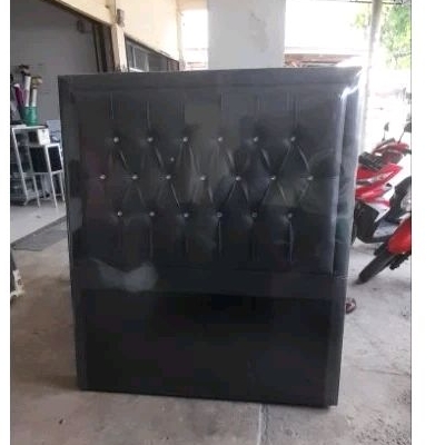 Dipan ranjang satu set 120x200 motif mata kancing warna custom