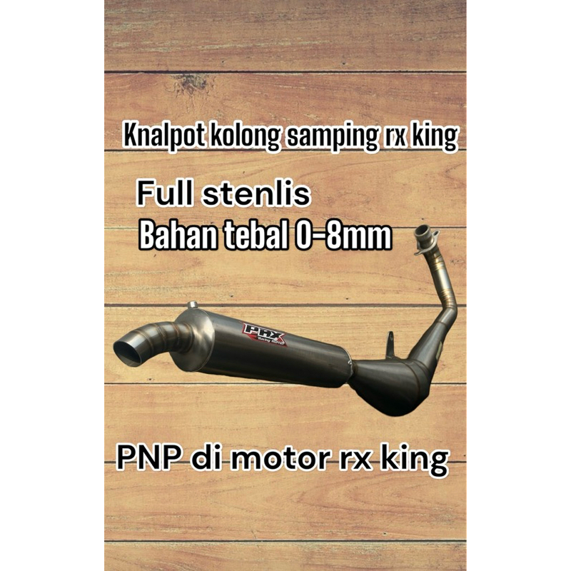 Knalpot rx king ,knalpot special model kolong samping