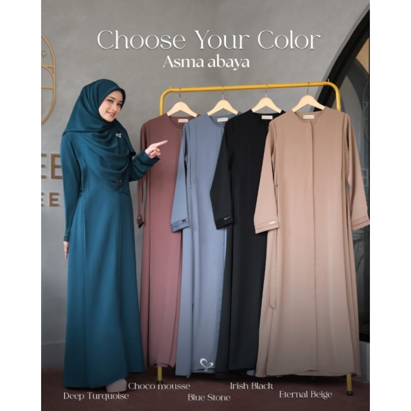 ASMA ABAYA ORIGINAL SALVINA HIJAB