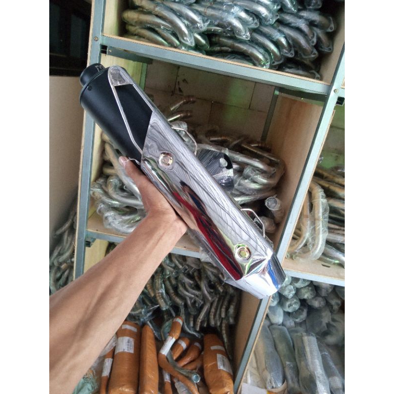 slincer knalpot scorpio z inlet 50 mm bobokan bedelan bedahan suara ngebas powerfull no ngempos untu