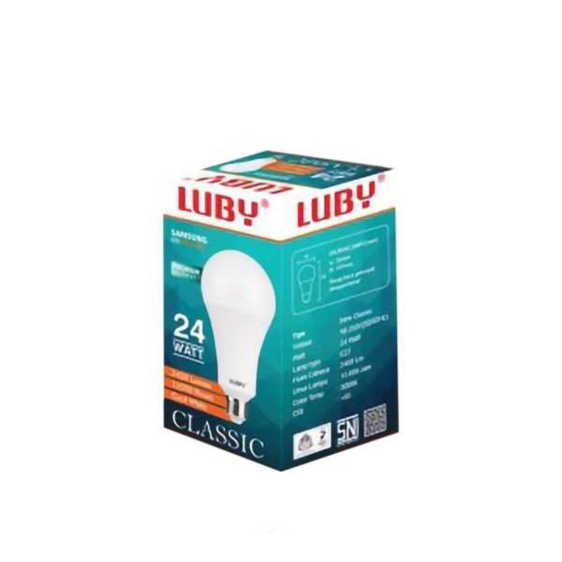 GROSIR LAMPU GARANSI LED Luby Classic 24 Watt Cahaya Putih Luby Classic 24W CDL
