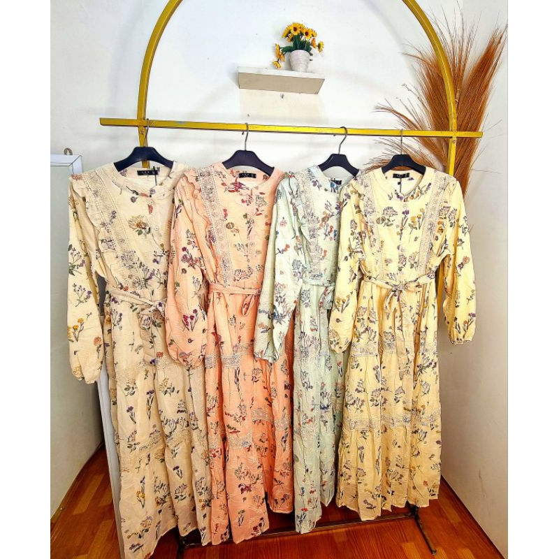LFY MIDI DRESS BY LAFREYA / MIDI DRESS KEKINIAN / KOLEKSI TERBARU