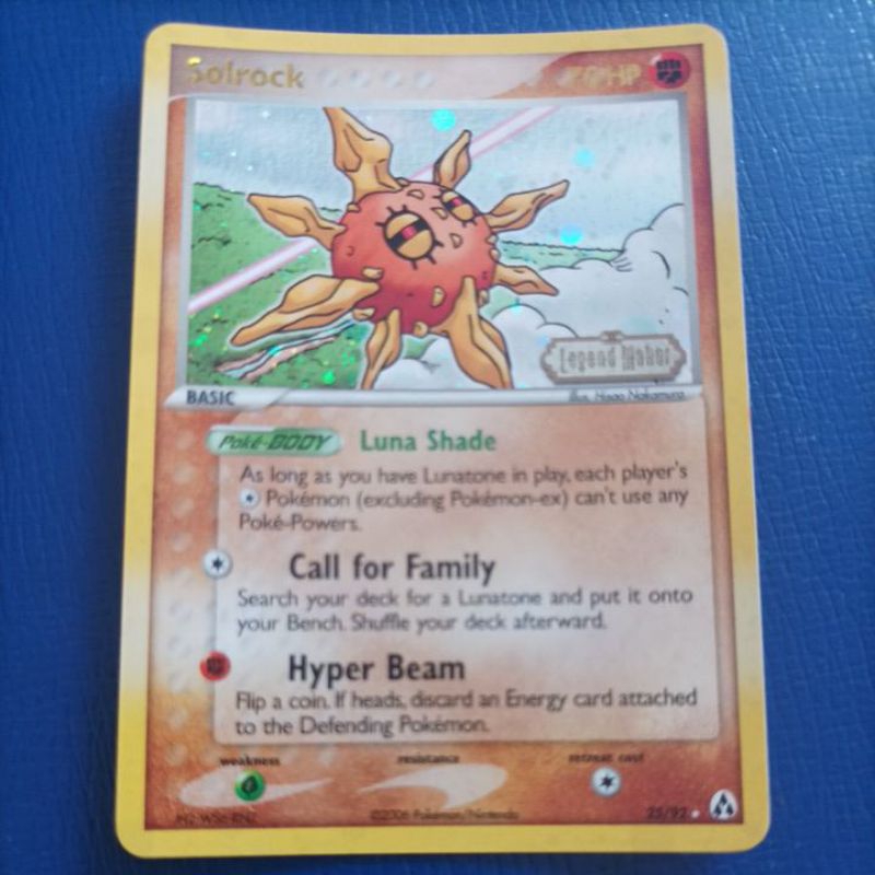 POKÉMON SOLROCK LEGEND MAKER RARE REVERSE FOIL SINGLE CARD