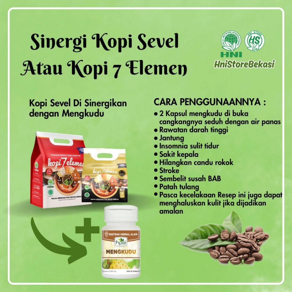 

Paket Sinergi Kopi Sevel + Mengkudu