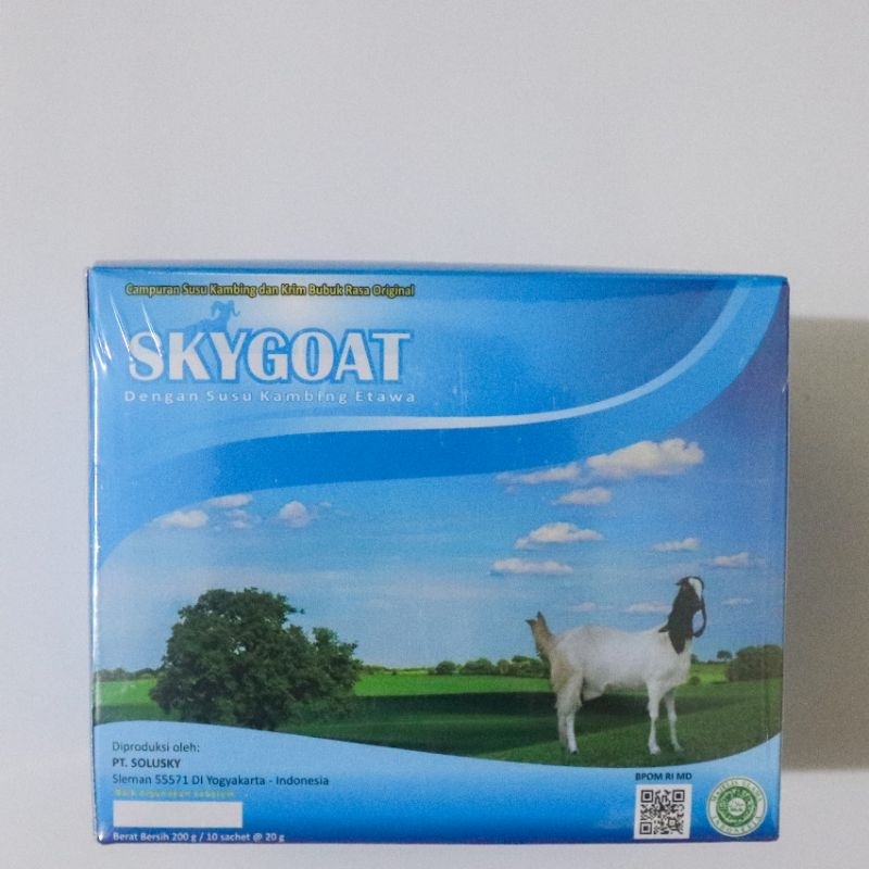 

Skygoat Susu Kambing Etawa Bubuk Murni Original 10 Sachet - Sky Goat Coklat