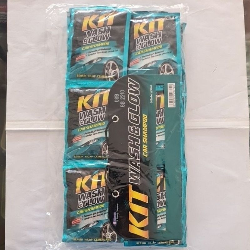 Shampo mobil Kit Wash and Glow 30ml x 24 sachet