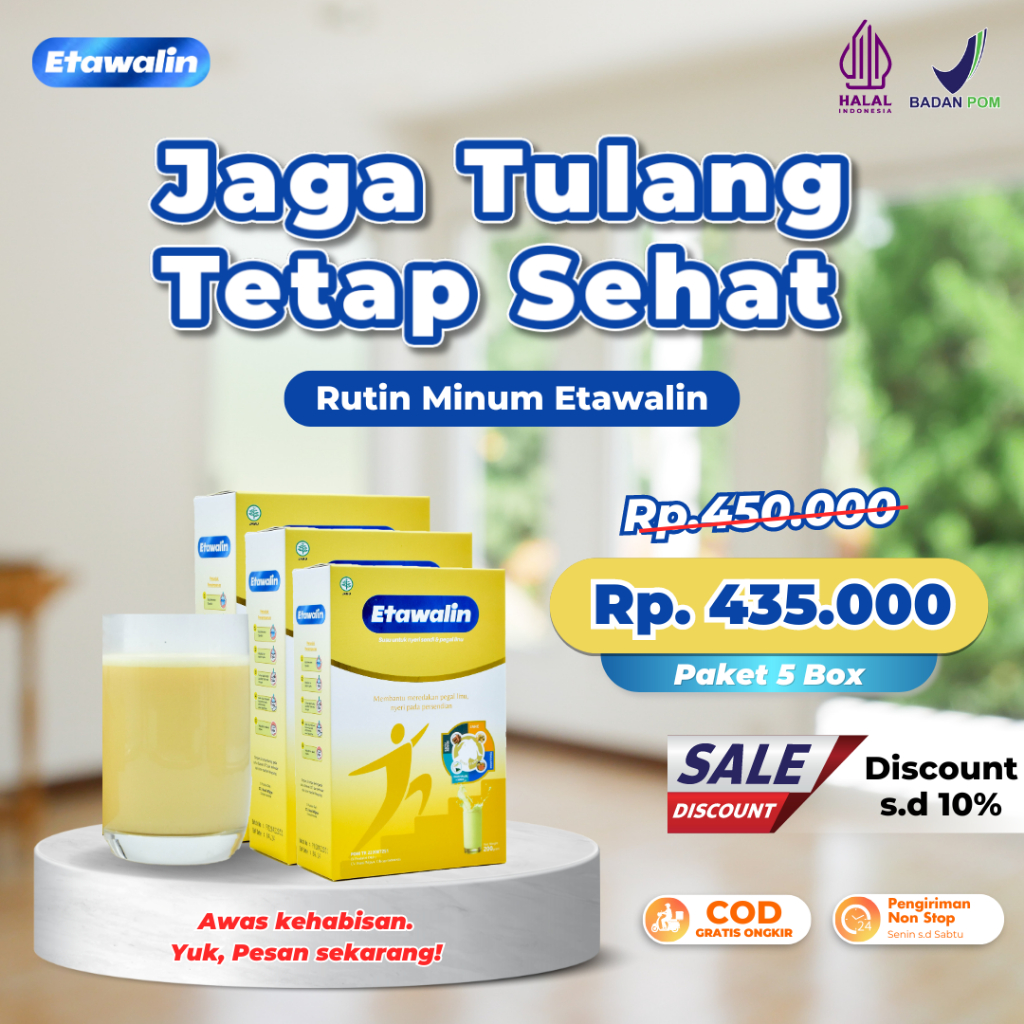 

Etawalin Susu Kambing Etawa Mengatasi Asam Urat dan Nyeri Sendi Official 5 Box