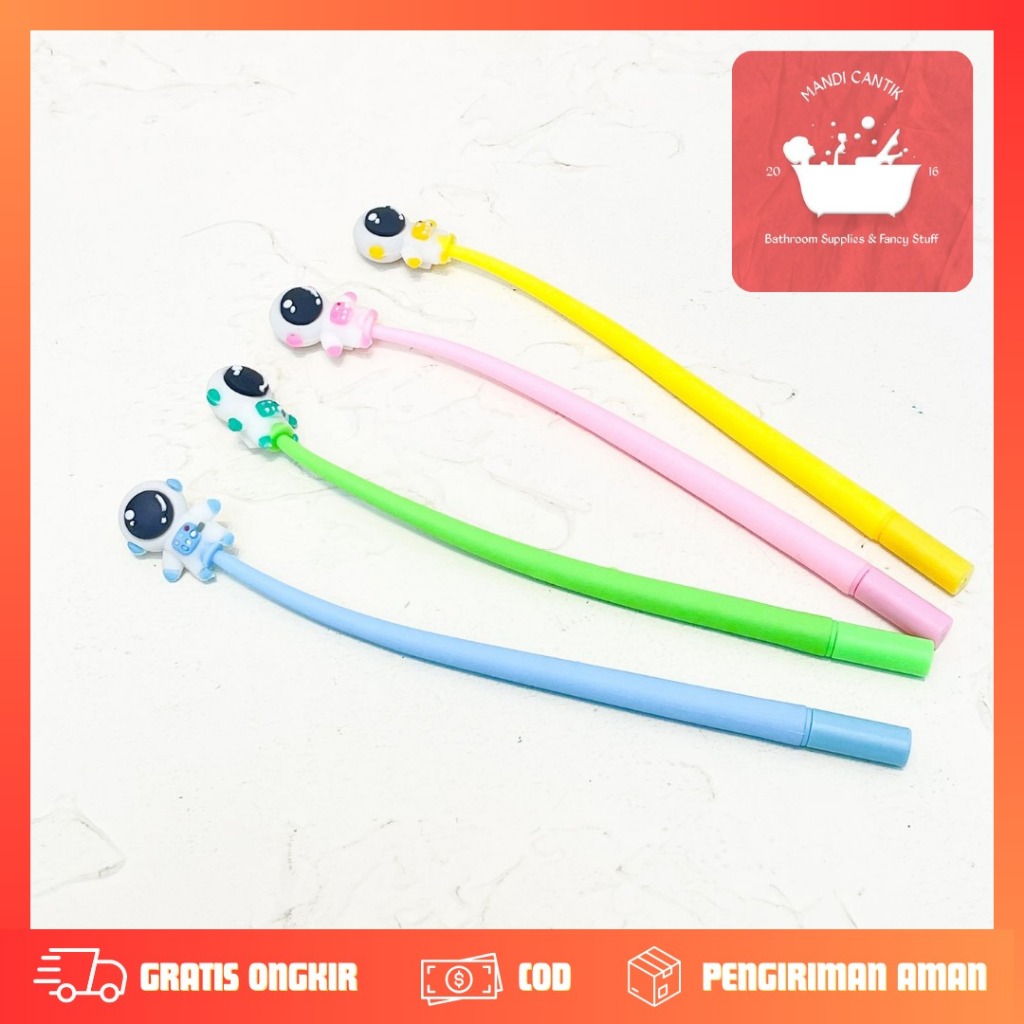 

Pulpen Elastis Goyang ASTRONOT Dengan Boneka Kartun Lucu Imut Pen Lentur Goyang Karakter Pulpen INUl