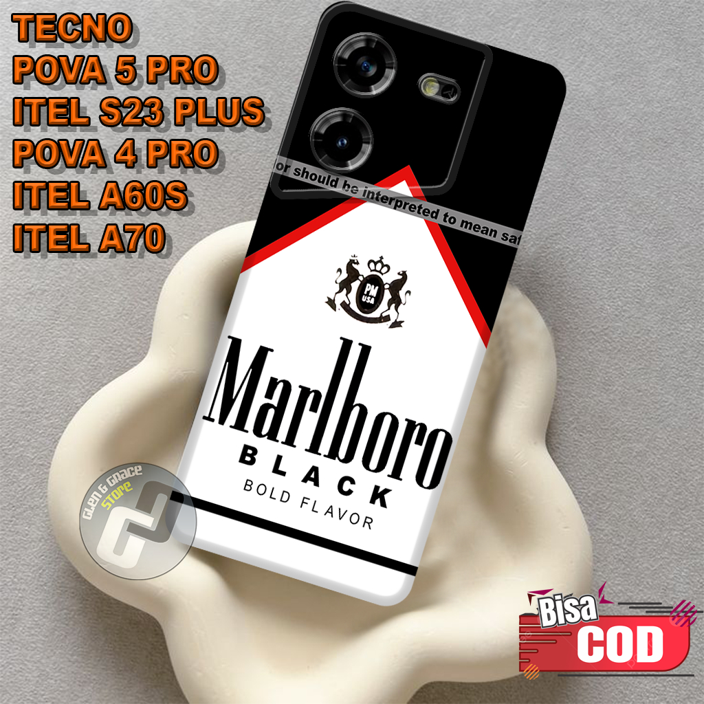 G16 -Case Tecno Pova 5 pro Terbaru 2024  - softcase pro  camera itel a70 - Motif RKK- Bahan  Karet L