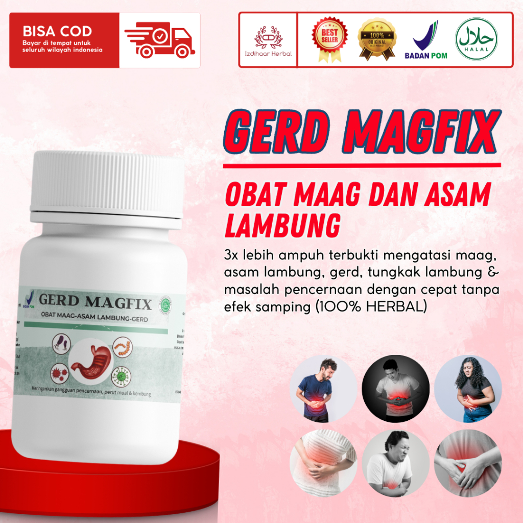 Gerd Magfix Obat Maag Kronis Obat Asam Lambung dan atasi Infeksi Lambung Paling Ampuh - Obat Maag Ak