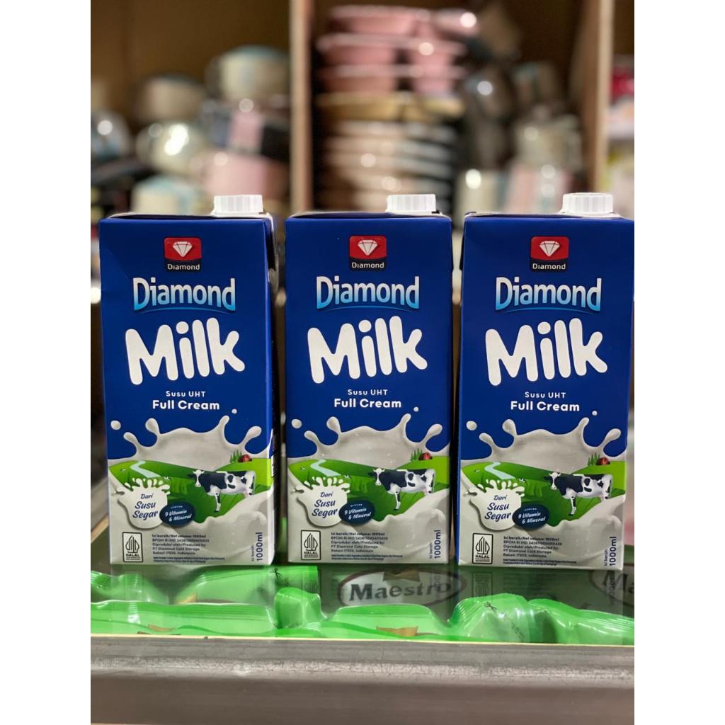 

Susu UHT Diamond Full Cream 1L / 1000ml