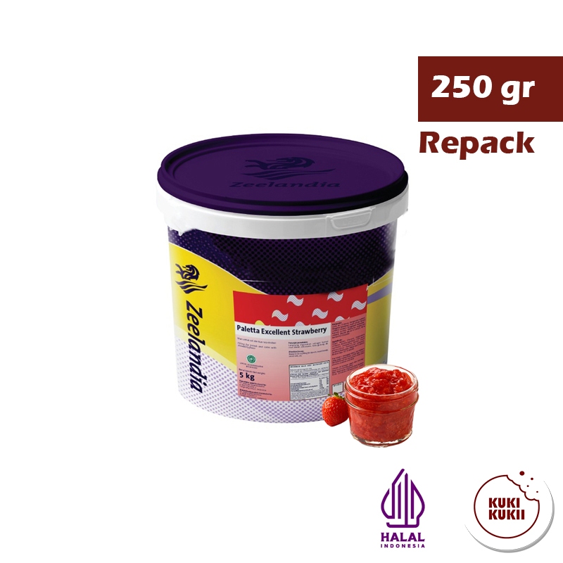 

Zeelandia Paletta Excellent Strawberry 250gr | Selai Paletta Excellent Strawberry 250 gr REPACK