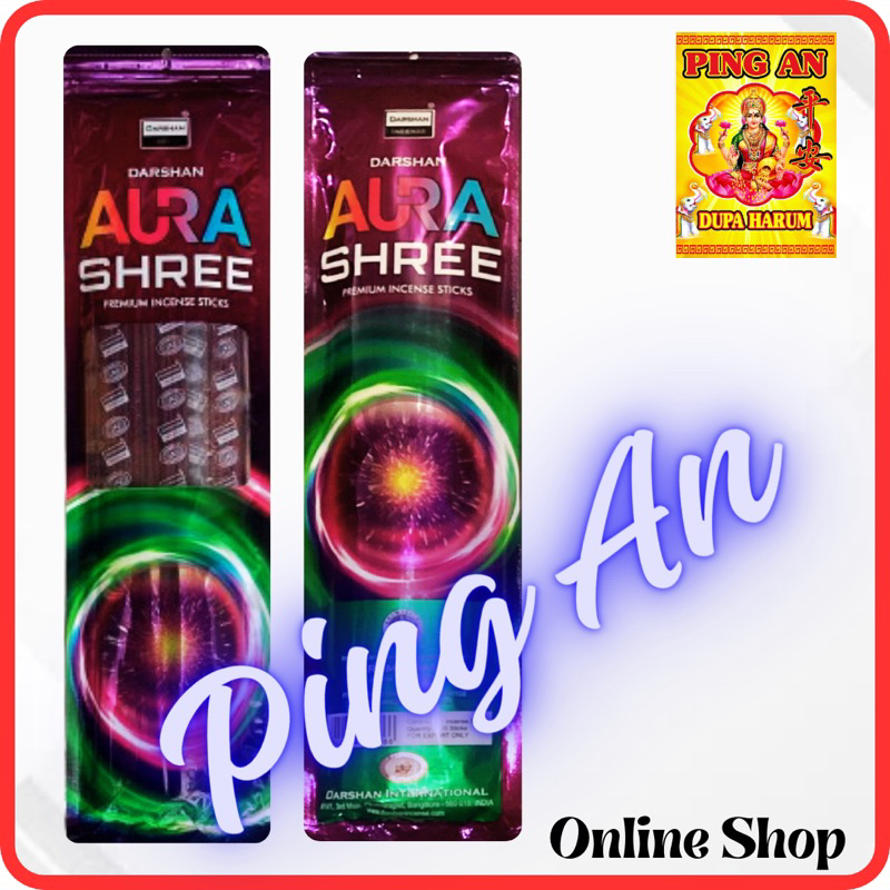 Dupa Hio India Arimaterapi Darshan “AURA SHREE” Merah Maron Pouch