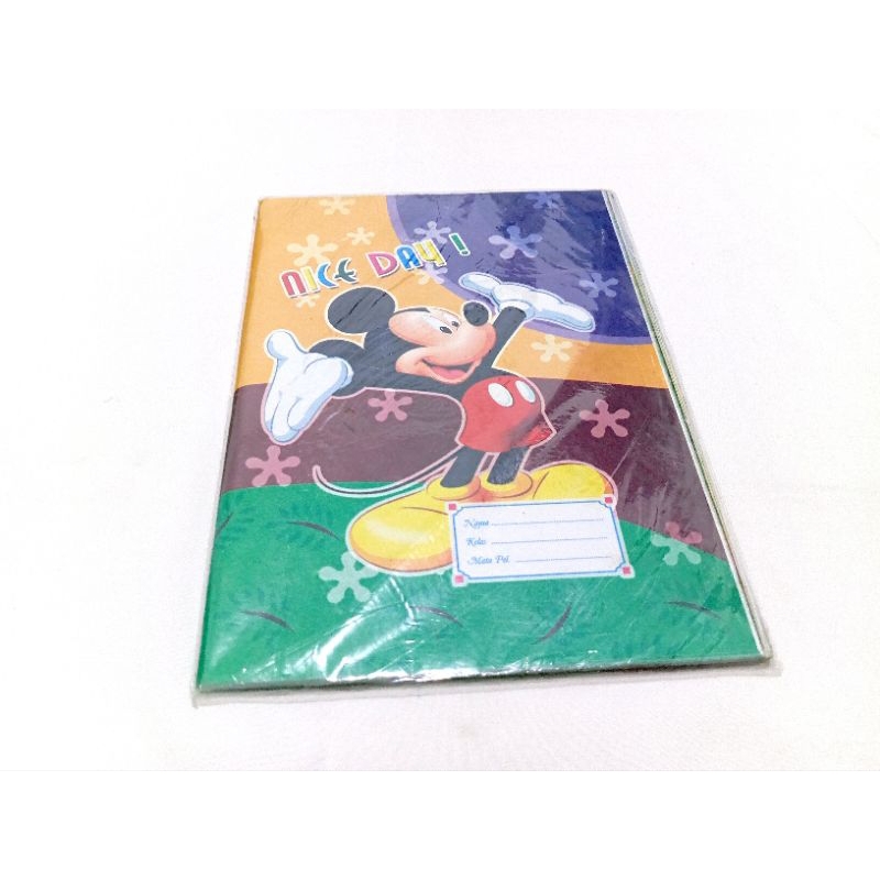 

(ISI 20 LEMBAR) Sampul Buku Fancy Karakter Mickey pooh/ Sampul Buku Ukuran Kwarto