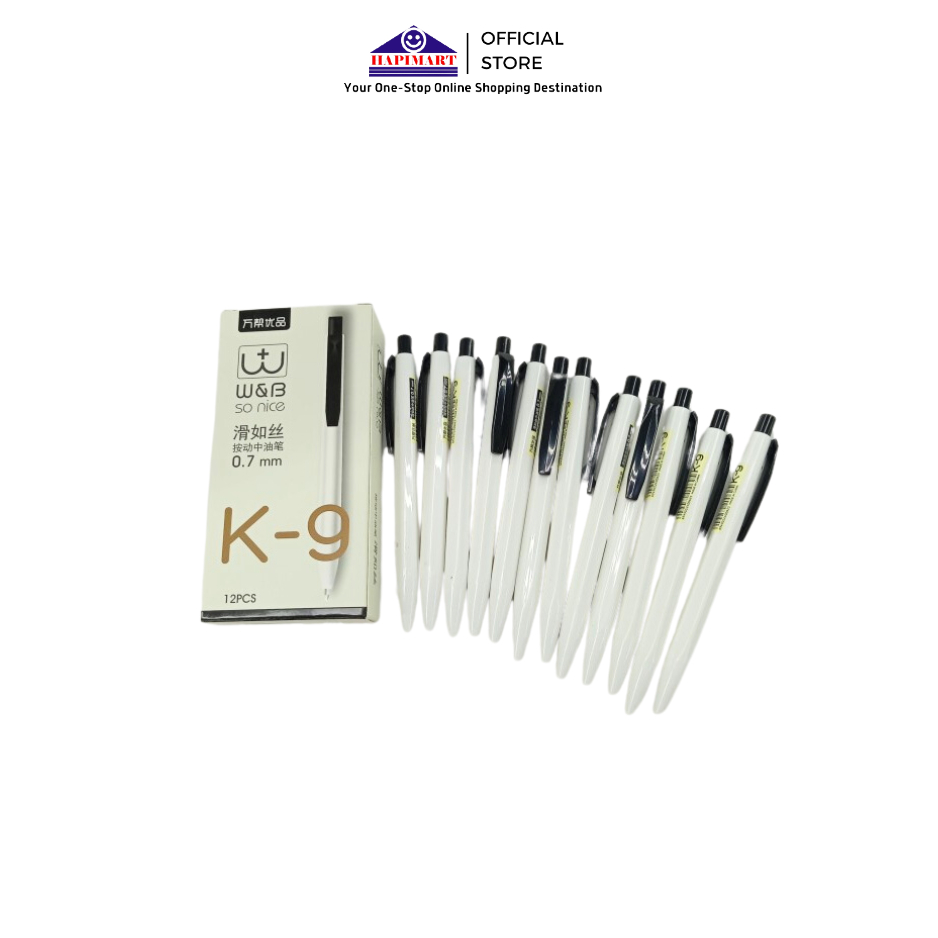 

Pena Pulpen Gel 7,0mm 12 Pcs Tinta Hitam Pulpen Pena Tekan 12 Pcs Tinta Hitam