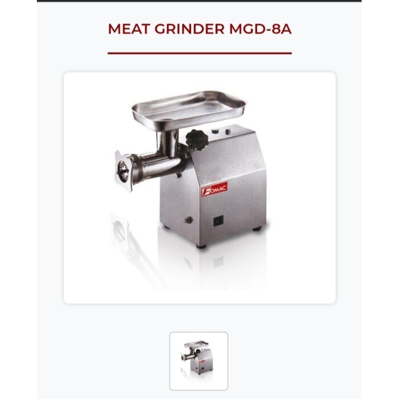 FOMAC MEAT GRINDER MGD-8A