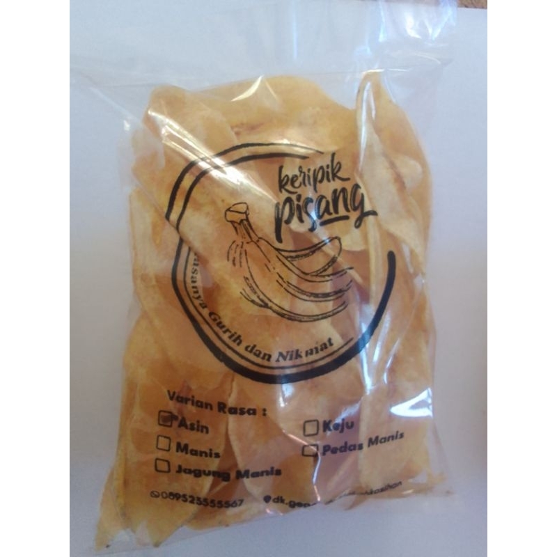 

kripik pisang 150 gr rasa original