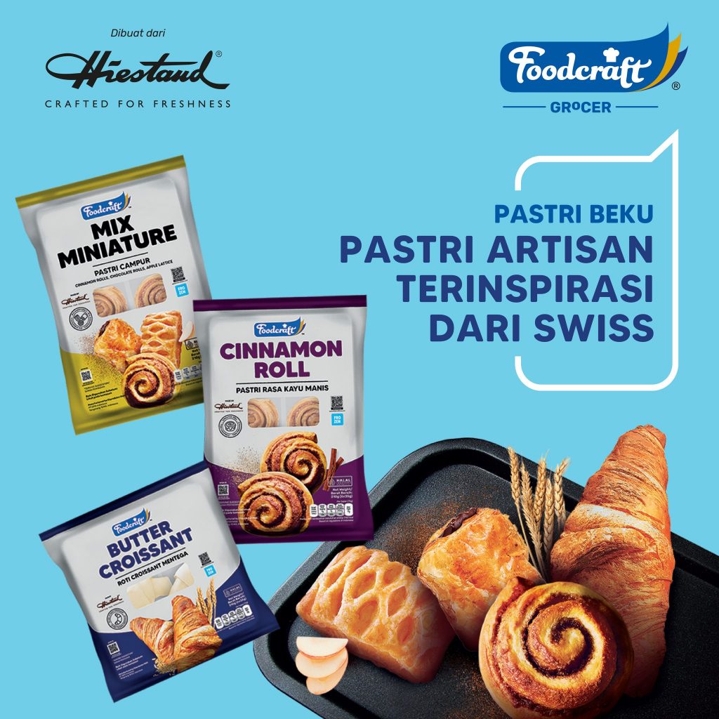 

Foodcraft Pastry Instant Frozen Pastri Hotel The Series Ragam Pastri Aneka Rasa Nusantara Cinnamon Rool Mix Miniature Butter Croissant Mix Local Puffs