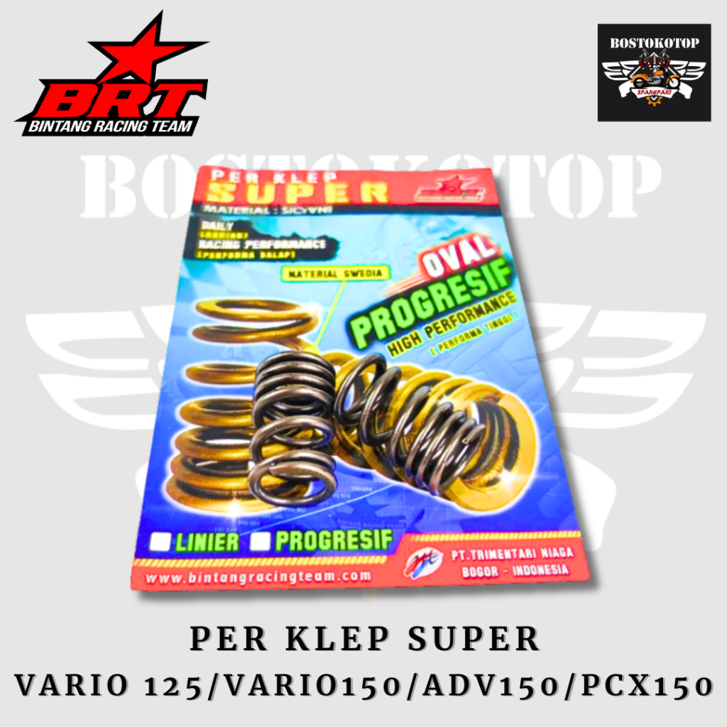 BRT Bintang Racing Team Per Klep Super Vario 125 Vario 150 ADV 150 PCX 150 Original