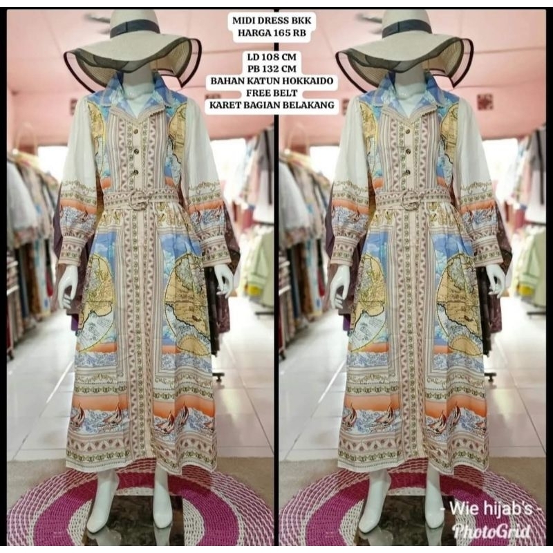 Midi Dress Bangkok- Dress bangkok