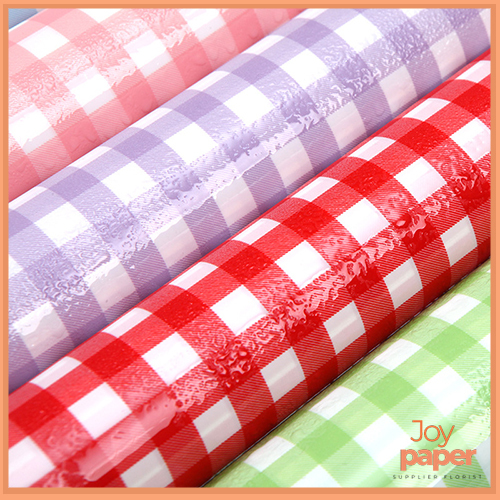 

FLOWER WRAPPING CELLOPHANE MOTIF GINGHAM PLAID SQUARE KOTAK KOTAK KERTAS BUKET BUNGA KB6003