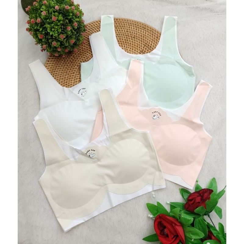 MINISET seamless/Bh bra abg/remaja tanpa kawat-busa tipis - 3812|Kally