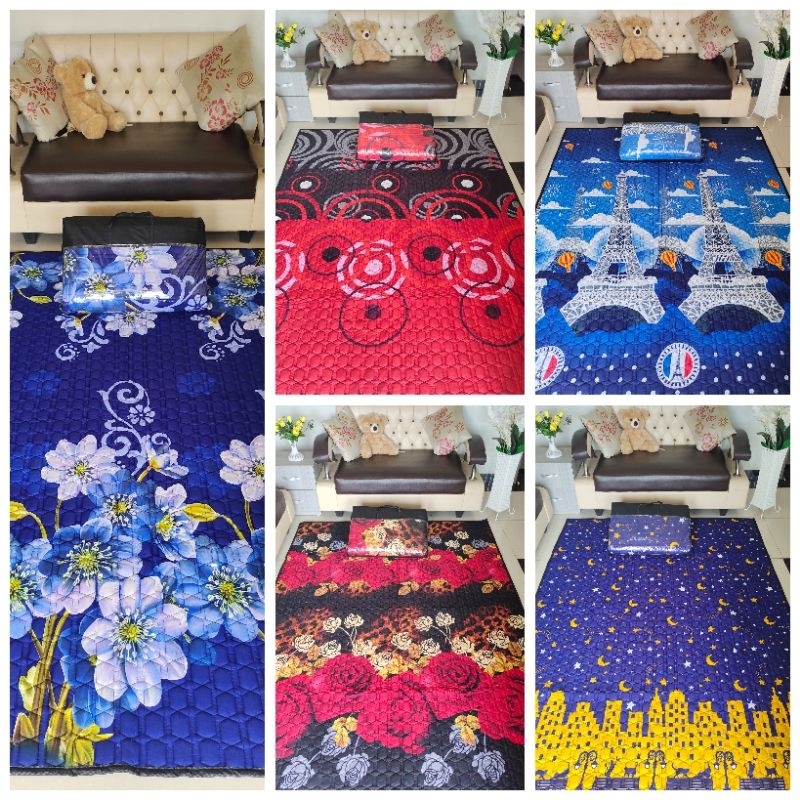 karpet quilting standar size 230x140 / karpet santai / karpet lipat / hambal