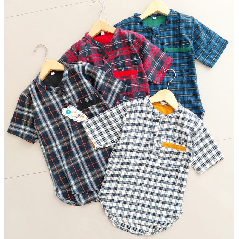 Kurta flanel anak laki laki kurta flanel anak cowok