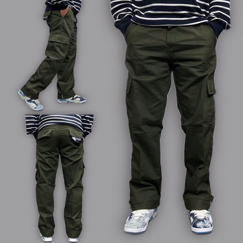 Celana Pria Cargo Panjang - Celana Cargo Panjang Reguler Fit - Celana Panjang Cargo Pria - Celana Pa