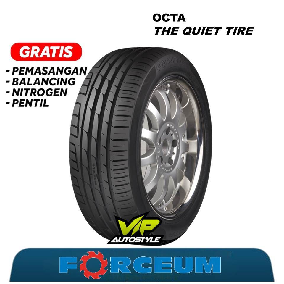 Ban Mobil Velg Racing Ring 17 Ban FORCEUM OCTA 205 45 R17 Ban Tubles Ban Mobil Murah Bukan Ban Dunlop 205/45 R17 Toko Ban Mobil Jakarta Utara