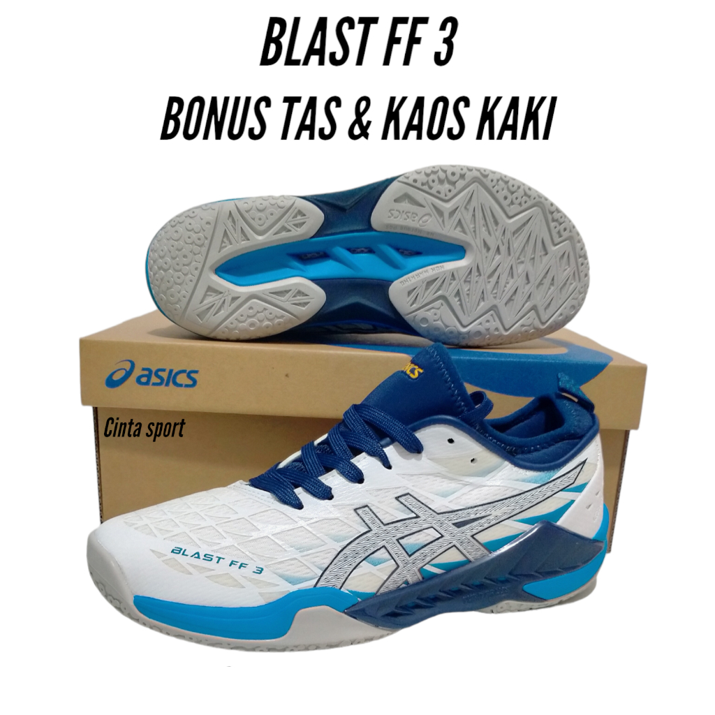 Sepatu Olahraga Badminton Super Premium Blast ff 3 Low / Sepatu Badminton Termurah Up Court / Sepatu