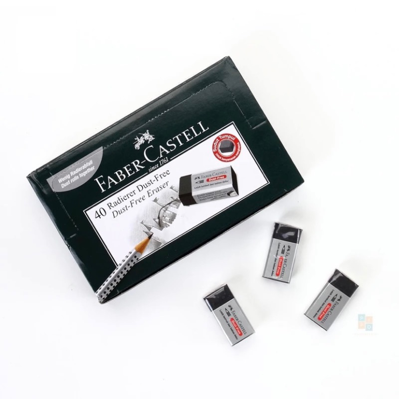 

FABER CASTELL - Penghapus Pensil Eraser Dust Free 7294 Hitam