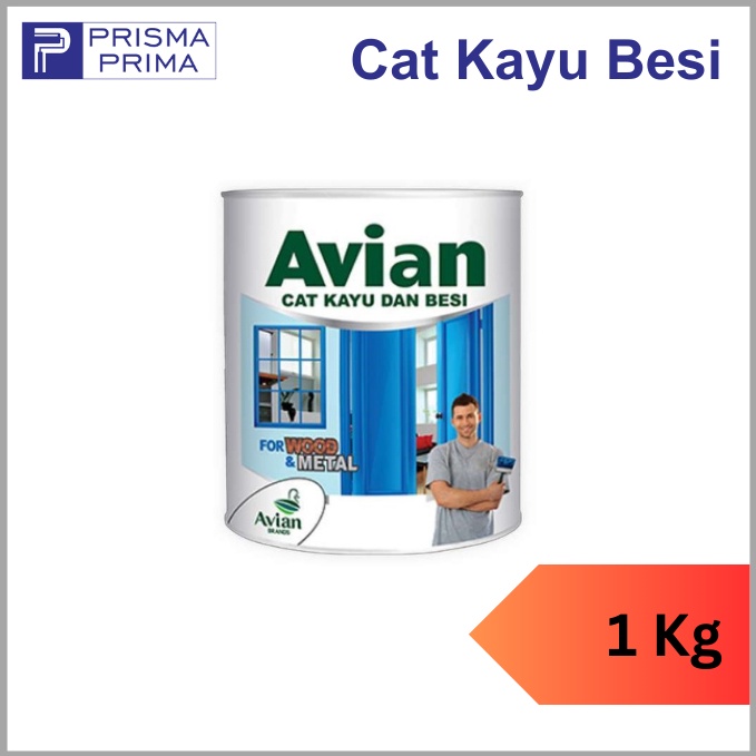 

KODE W5B Cat Minyak Kayu dan Besi AVIAN 1 Kg 9 Liter