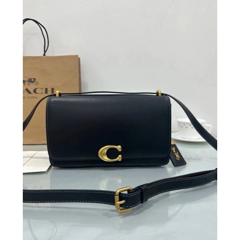 Coach preloved bandit black medium Original 100% shoulder bag