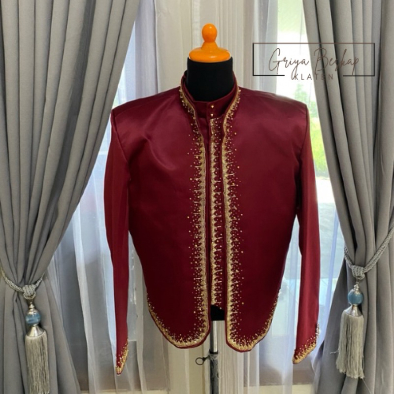 Beskap Pengantin Pria/ Basofi Pria/ Baju Tradisional Jawa