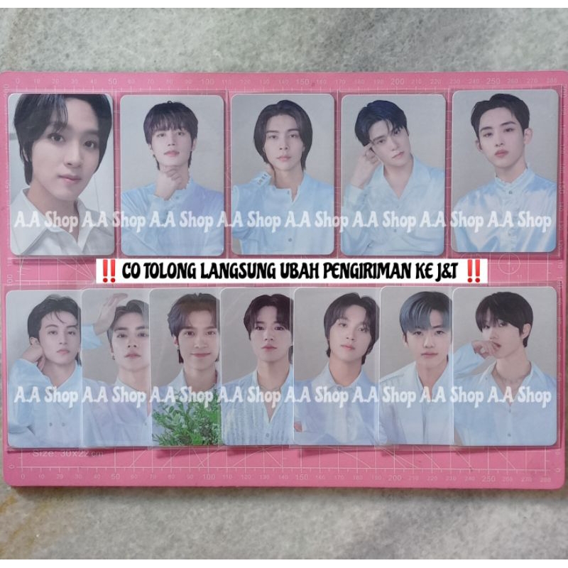 Ready NCT ZONE White Royal Coupon Card Selca Haechan Hendery Photocard Konsep Taeil Johnny Taeyong Y