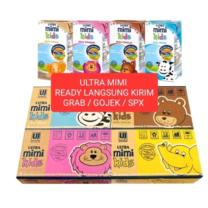 

ULTRA MIMI COKELAT VANILA STRAWBERRY FULL CREAM