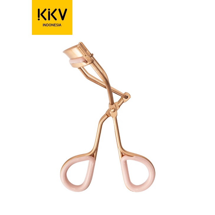 Jangan Sampai Kehabisan KKV  Dulce Luna Pink Gold Series Eyelash Curler with Soft Adhesive Handle 1p