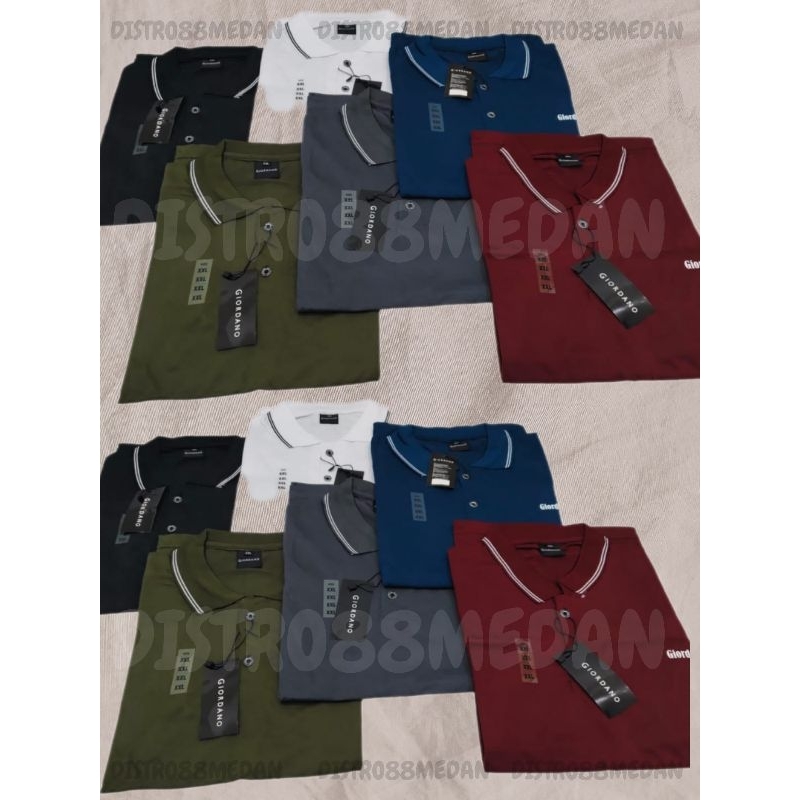 kerah distro/tshirt pria kekinian/kaos kerah pria keren
