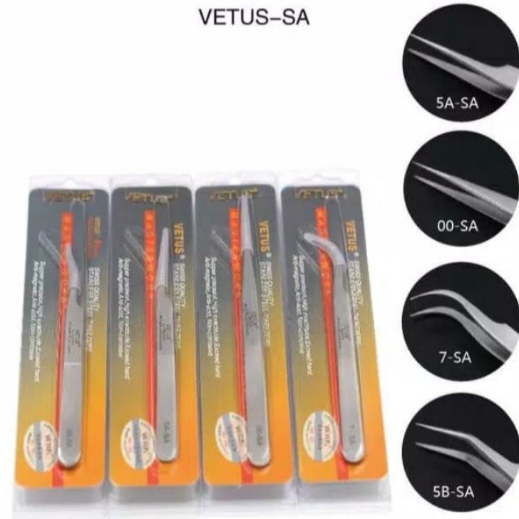 1111 PINSET VETUS ORIGINAL PINSET LURUS BENGKOK PINSET VOLUME VETUS ORIGINAL