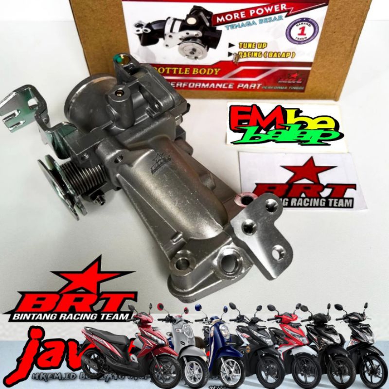 Throttle Body BRT TB BeAT Fi Esp Pop 28 30 Velocity TB Scoopy Vario 110 Fi Esp K44 K16 K81 KZL K25