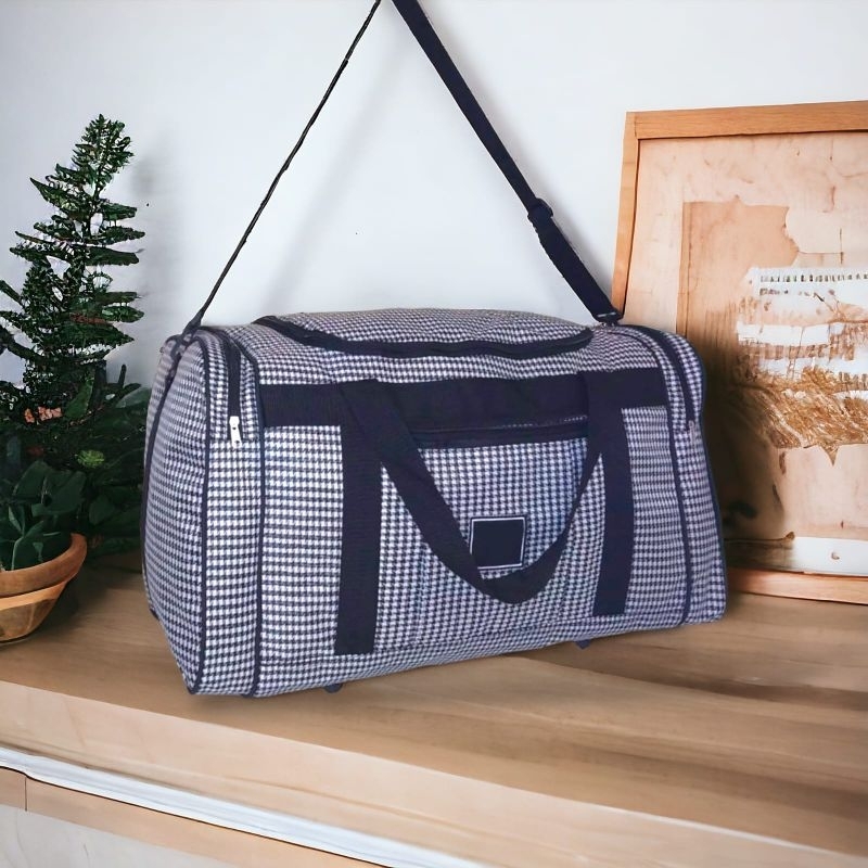 Tas Travel Jumbo Wadah pakaian Mudik Tas Duffel baju ukuran Besar Tas Baju tenteng selempang 2 in 1