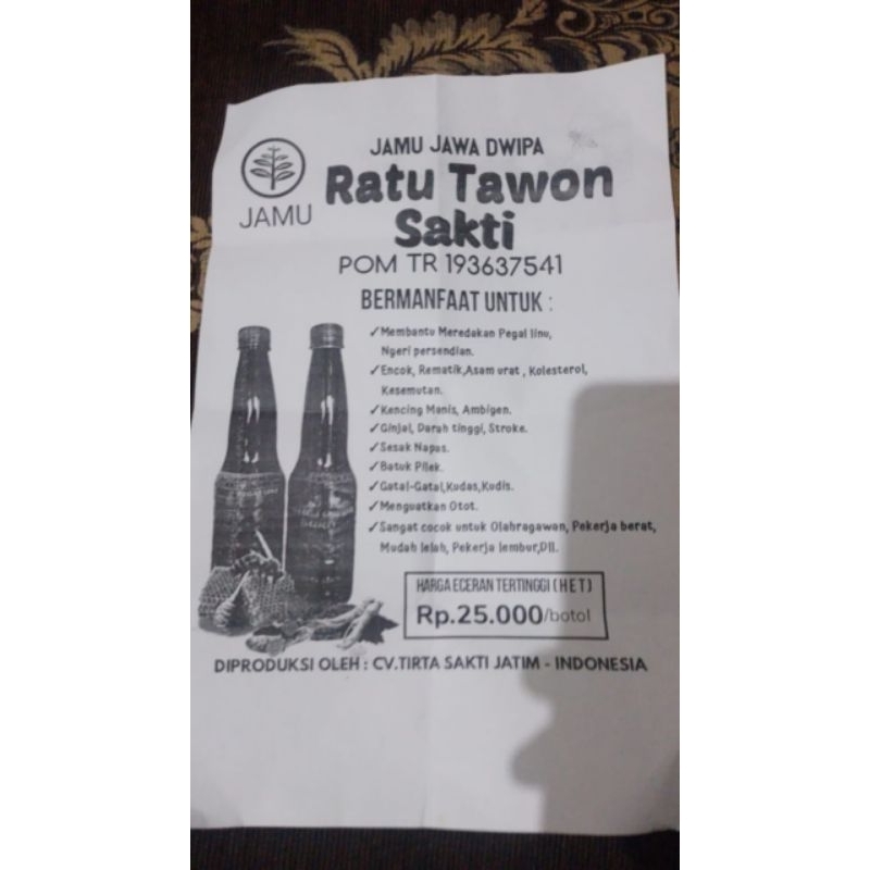 

jamu herbal jawa asli cap NAGA MAS