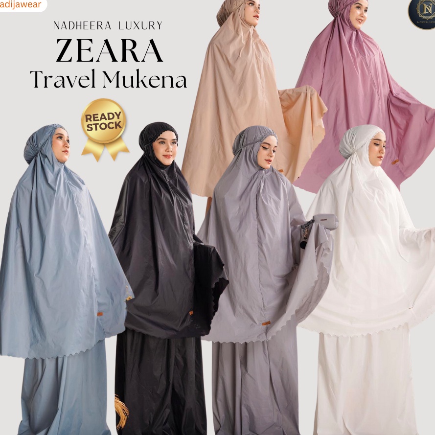 Get It  BISA COD NADHEERA LUXURY ZEARA TRAVEL MUKENA NEW small mukenah travel nadhera terbaru zaera 