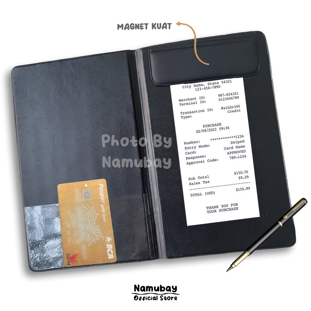 

KODE R84F COVER BILL HOLDER RESTAURANT TEMPAT BILL RESTORAN