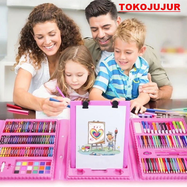 

KODE F7L TOKOJUJURJKT 28pcs Crayon Set Pensil Warna Krayon Anak Sekolah Belajar Menggambar Mewarnai Art Full Papan Tulis Kerayon Kado Hadiah Ulang Tahun