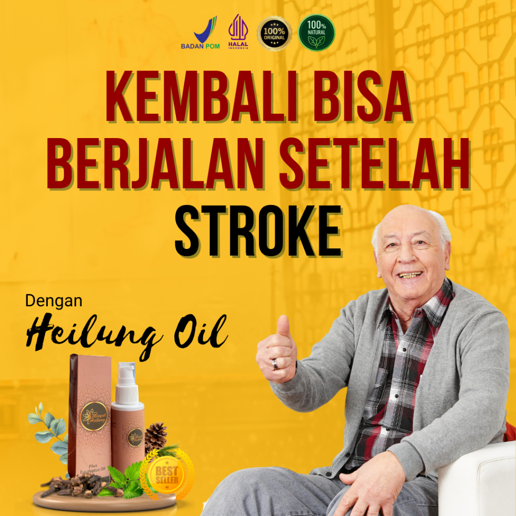 Heilung Oil Original 50ml Terapi Obat Stroke, Gerd, Anxiety, Asam Lambung, Asma, Virus HMPV